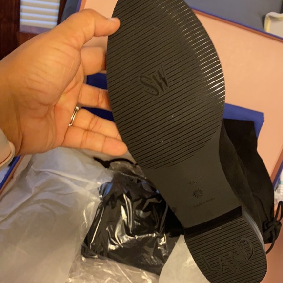 Stuart Weitzman Lowland Stretch Suede Boots - Picture 11 of 11